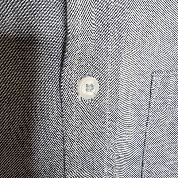 Mango MNG Slim Fit Casual Cotton Button Down Shirt Blue XXS - Picture 9 of 11